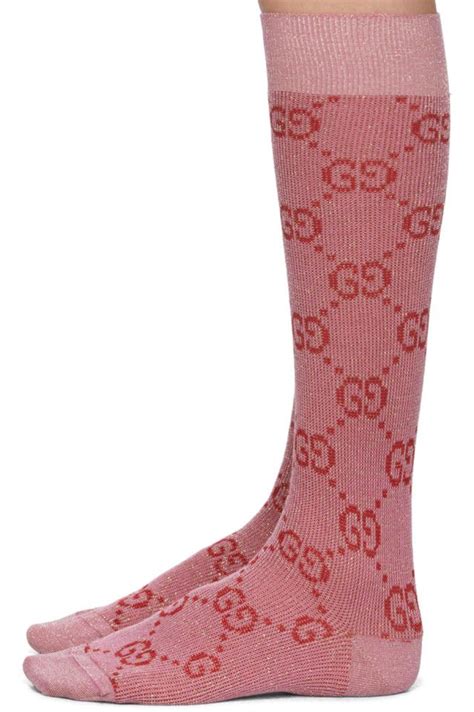 tan and red gucci socks|pink Gucci socks men.